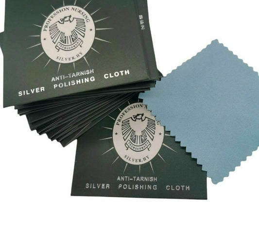Anti Tarnish Silver Jewellery Cleaning Cleaner Polishing Cloth