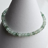 925 Sterling Silver & Green Aventurine Bracelet with Magnetic Clasp 7.5"