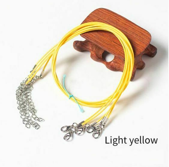 Great Quality Faux Leather Cord with Clasp Necklace String 45cm(18")-1.5mm