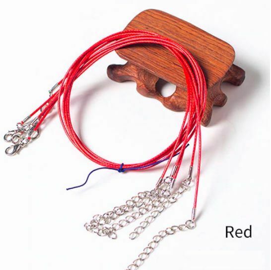 Great Quality Faux Leather Cord with Clasp Necklace String 45cm(18")-1.5mm