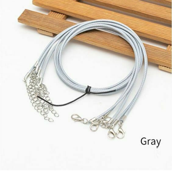 Great Quality Faux Leather Cord with Clasp Necklace String 45cm(18")-1.5mm