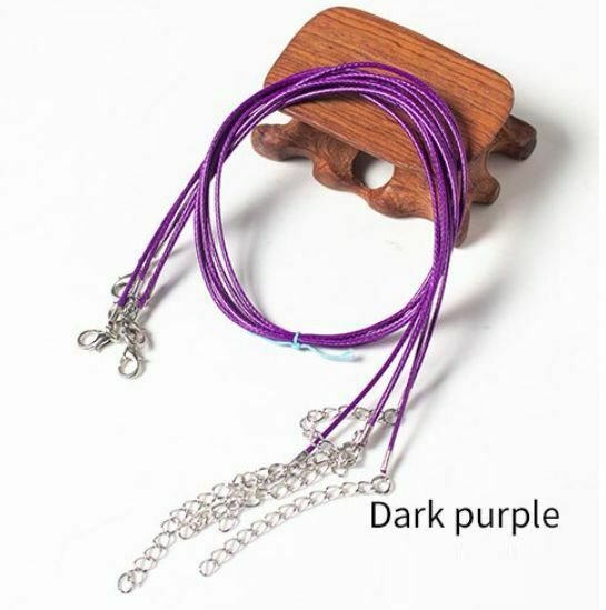 Great Quality Faux Leather Cord with Clasp Necklace String 45cm(18")-1.5mm