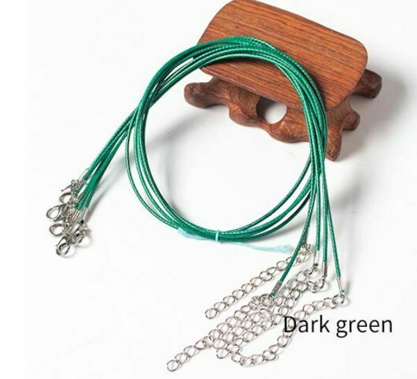 Great Quality Faux Leather Cord with Clasp Necklace String 45cm(18")-1.5mm