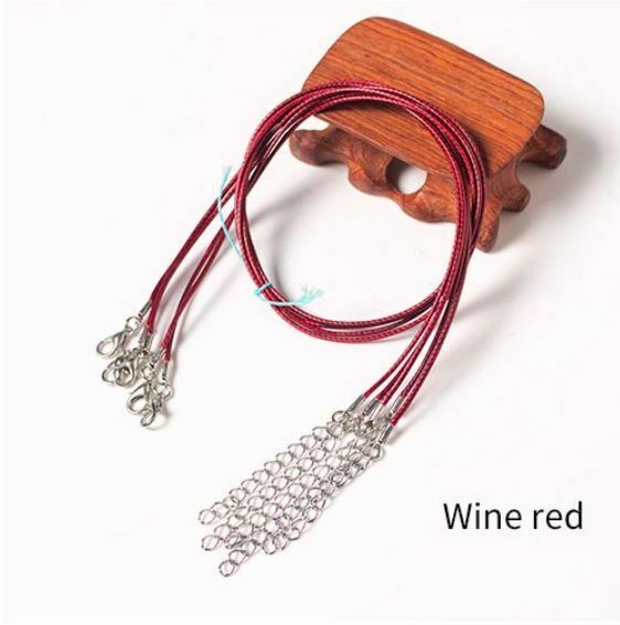 Great Quality Faux Leather Cord with Clasp Necklace String 45cm(18")-1.5mm