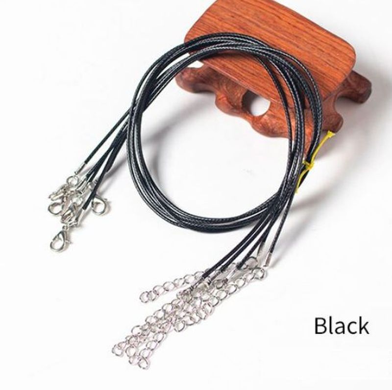 Great Quality Faux Leather Cord with Clasp Necklace String 45cm(18")-1.5mm