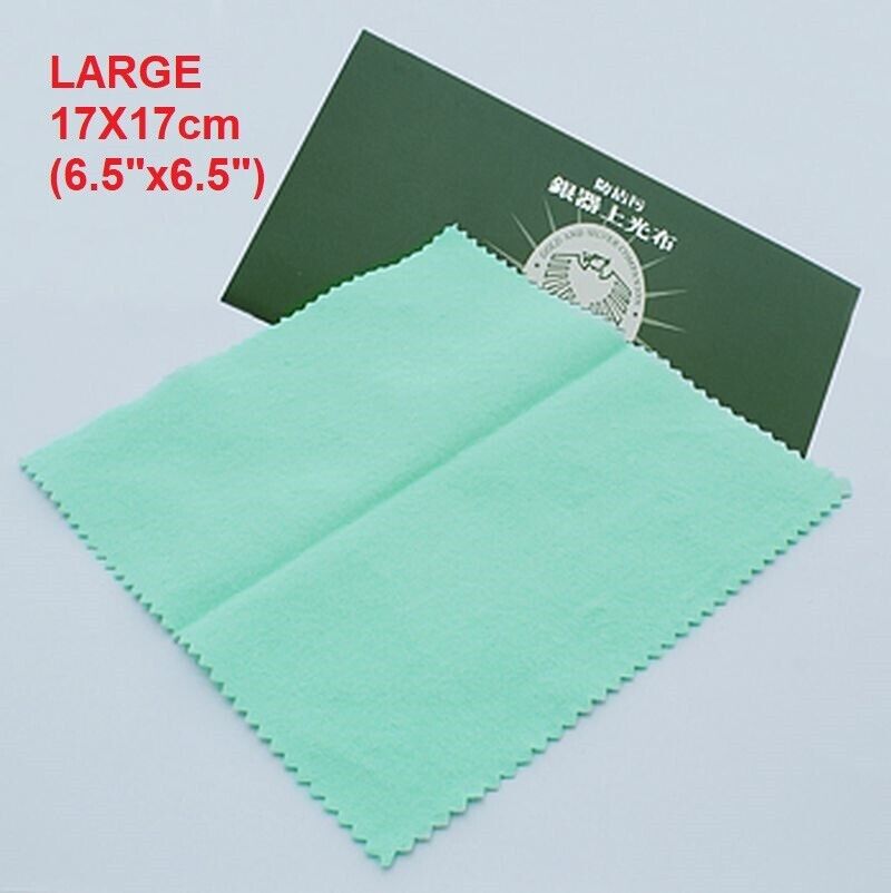 Large Jewellery Silver Polishing Cloth Cleaner Cleaning Cloth Anti-Tarnish Tool