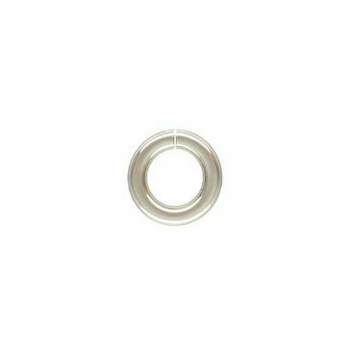4mm Twist Lock Jump Ring 925 Sterling Silver-0.8mm