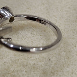 5MM Round Genuine Opal 925 Sterling Silver Solitair Ring