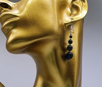 Natural Bloodstone Gemstone 925 Sterling Silver Handmade Artisan Earrings
