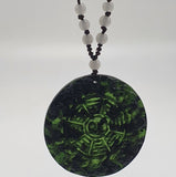 Protection Obsidian Hand Carved Zodiac Feng Shui Amulet adjustable Necklace