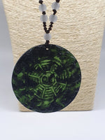 Protection Obsidian Hand Carved Zodiac Feng Shui Amulet adjustable Necklace