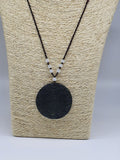 Protection Obsidian Hand Carved Zodiac Feng Shui Amulet adjustable Necklace