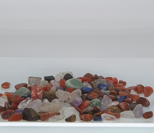 50g Mixed Tumbled Crystal Minerals Reiki Healing Specimen Gemstone Home Aquarium