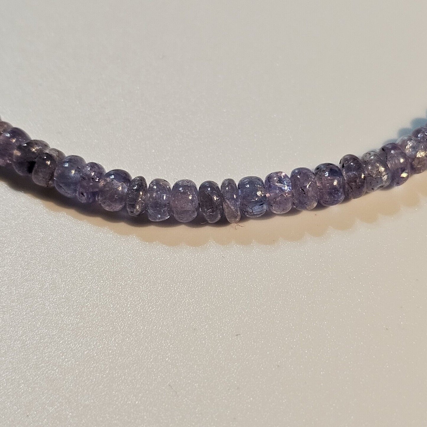 Genuine Tanzanite 925 Sterling Silver Bracelet with Magnetic Clasp 7.5"
